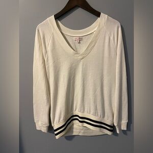 Wish & Whim V Neck Long Sleeve Shirt